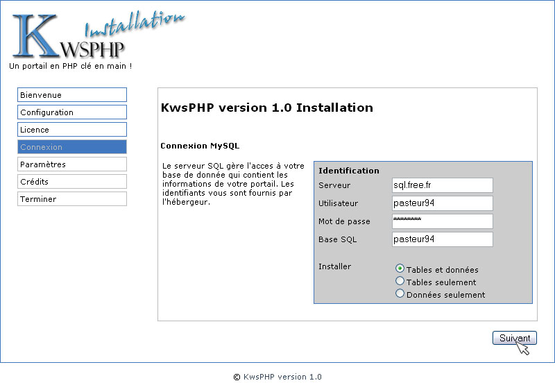 Connexion