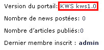 Version de KwsPHP