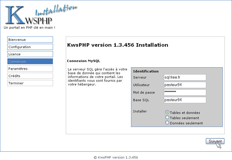 Connexion
