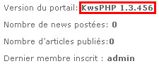 Version de KwsPHP