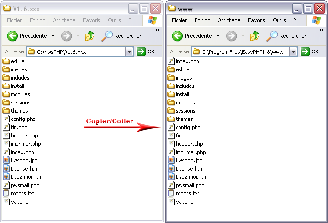 Copier/Coller