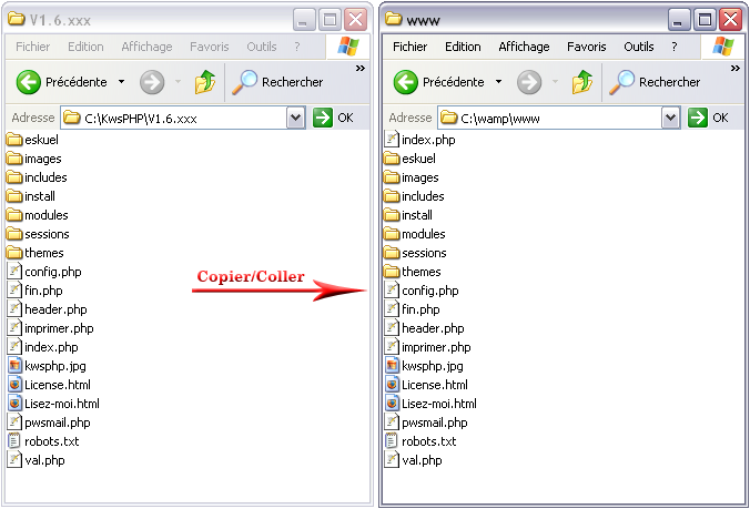 Copier/Coller